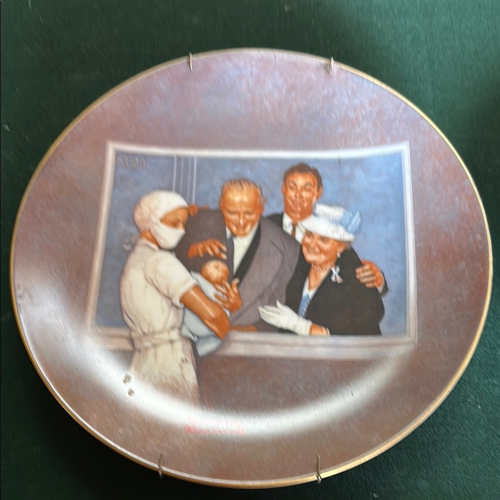 Norman Rockwell American Family Series II 1980 
NEW ARRIVAL Plate #8685
